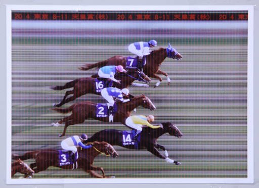 決勝スリット写真