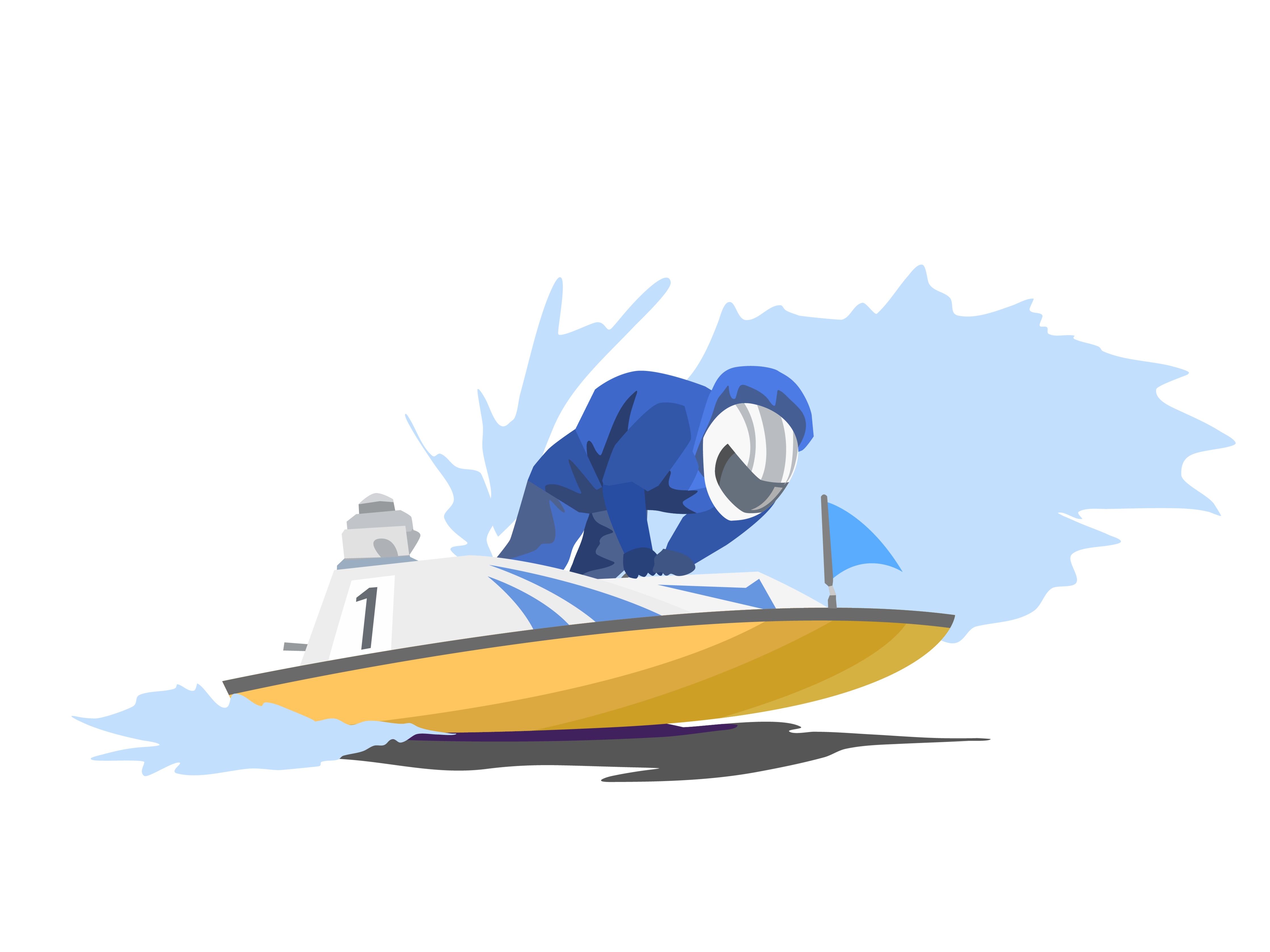 ボートレースイラスト