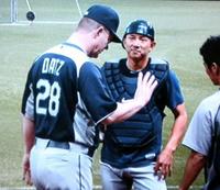 �@�_�b�c�E�x���`�R�[�`�̎w�����󂯂Ȃ���ߎ�̗��K�������}���i�[�Y�E���