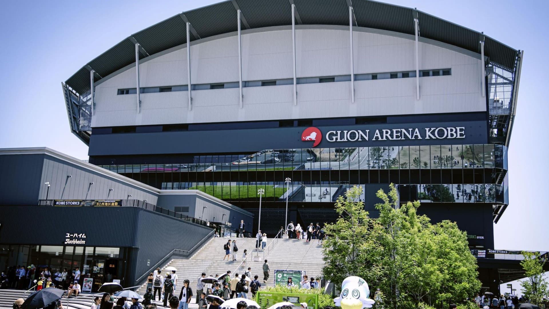 神戸ストークスの本拠地、ジーライオンアリーナ神戸=5月(ⓒB.LEAGUE)